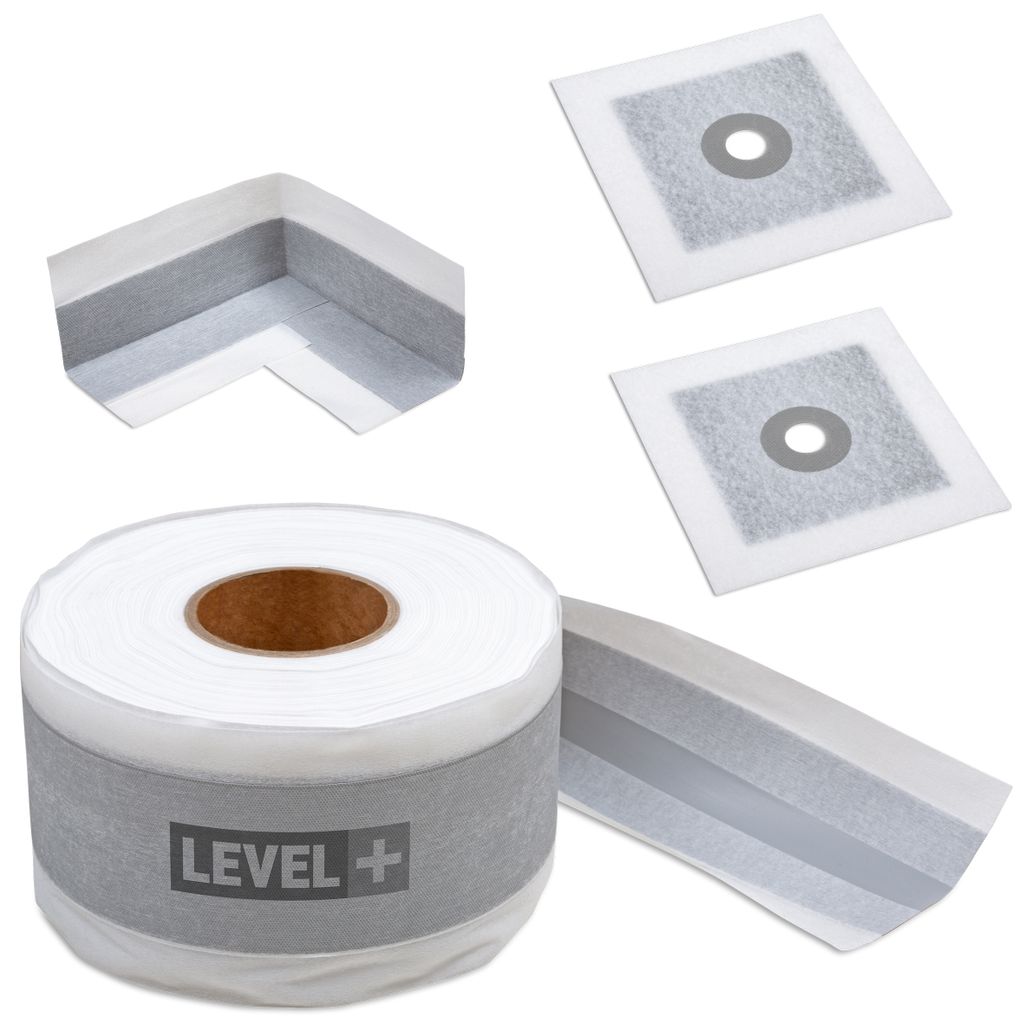 Dichtset Bandset Manschetten Dichtband Elastische Zone Dichtecken Ausdehnbar LEVEL+ EZ2