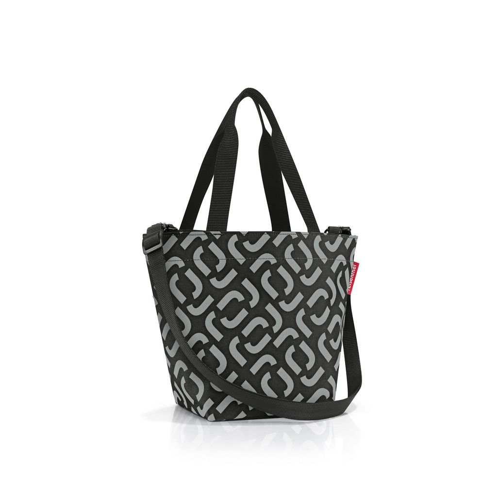 Reisenthel Shopper XS, Stoffbeutel, Grau, Weiß, Polyester, Produktbild 