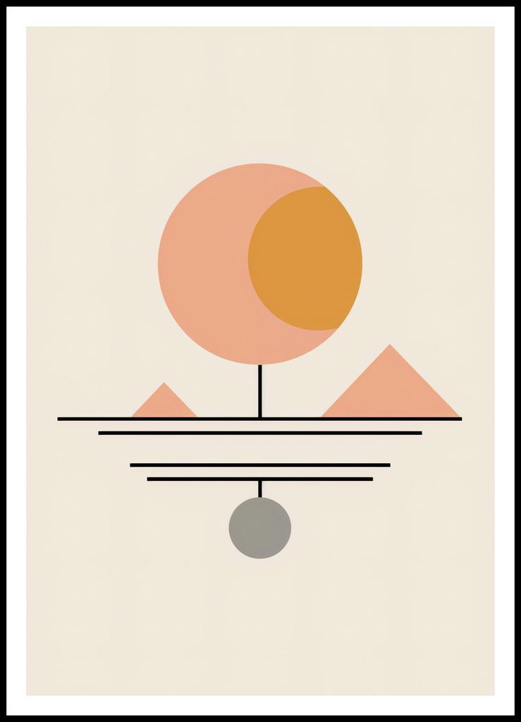 Poster 70x100cm Geometrische Utopie