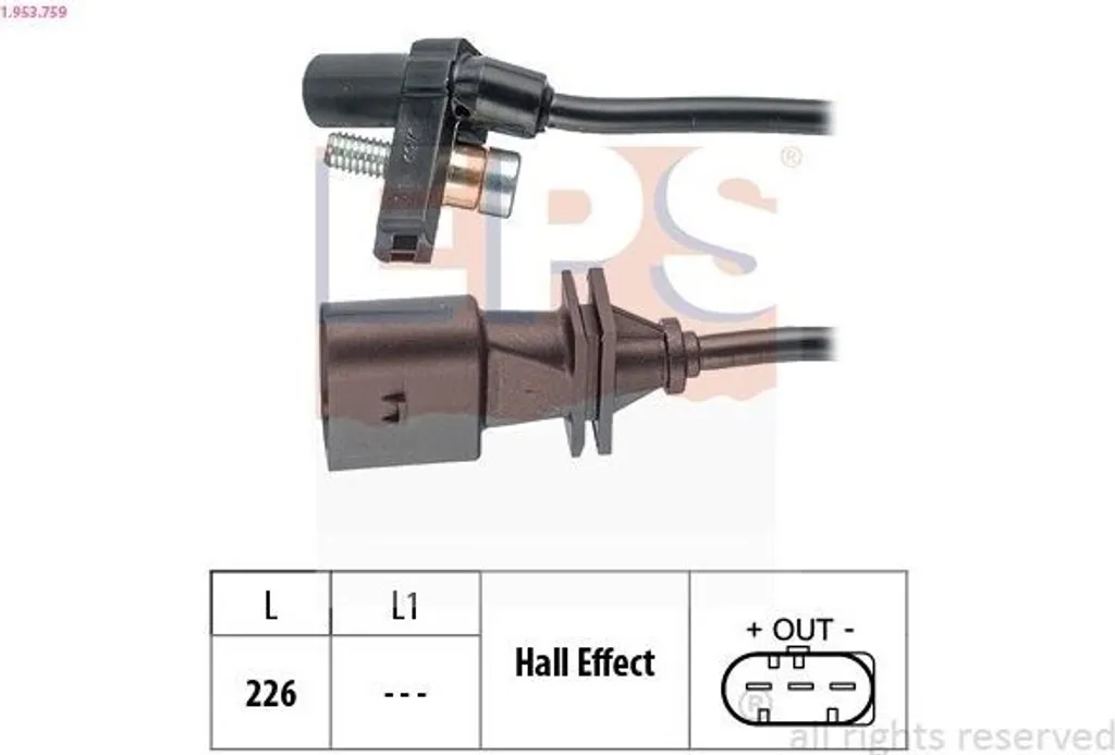 Capteur de régime moteur EPS pour BMW E91 Touring essence