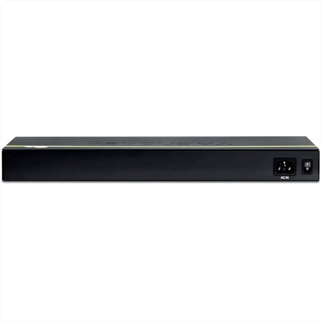 Switch Réseau 24 Ports Gigabit Rackable 19" pour Infrastructure Métal