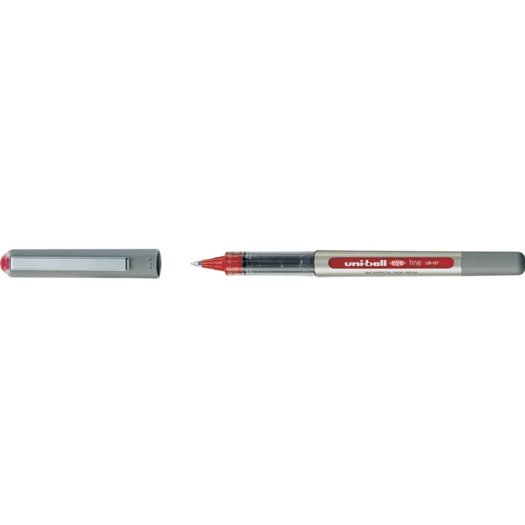 Uni-ball Eye Fine 0,4mm Rosso - Penna Roller per Appunti e Schemi