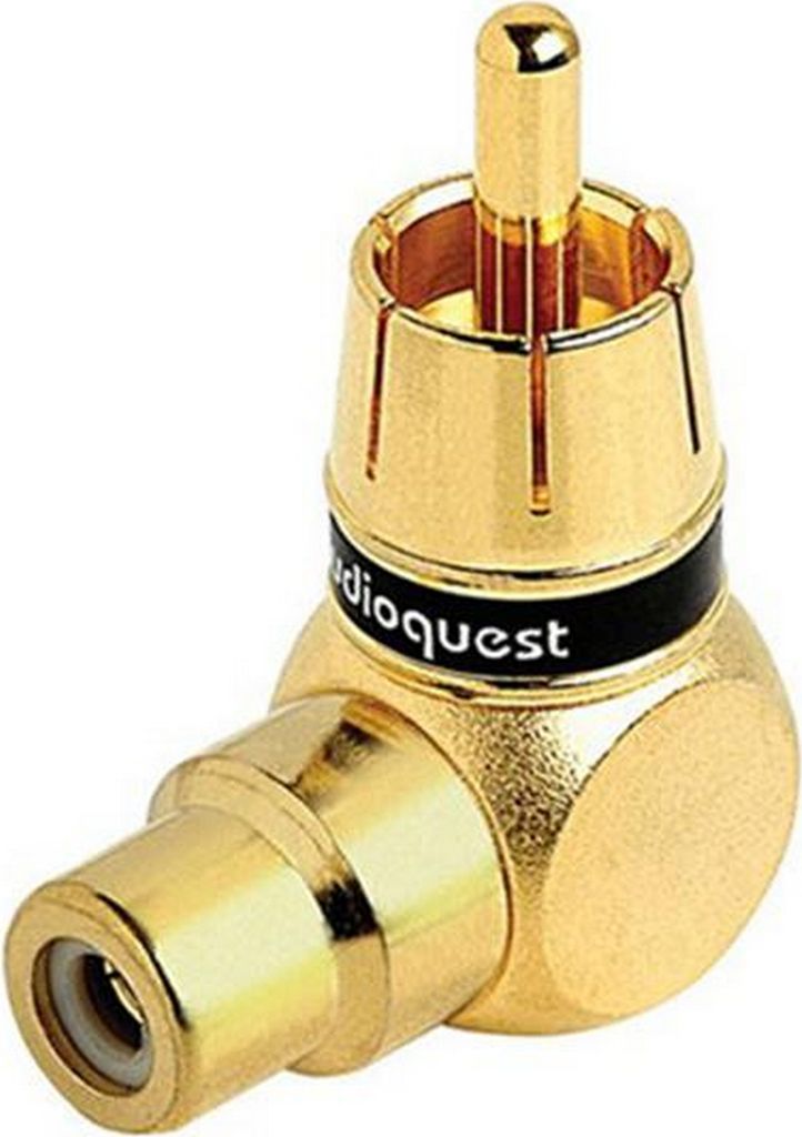 Audioquest M21 F90 Adapter rechtwinkel RCA-M - RCA-F Produktbild 