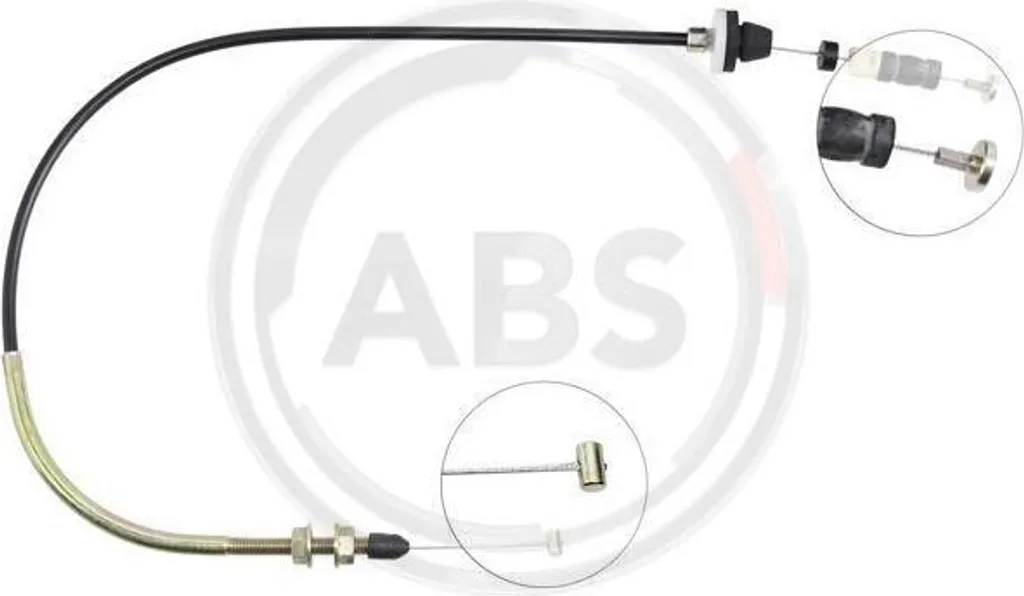 Câble de gaz robuste K30960 avec gaine renforcée pour Cinquecento OE