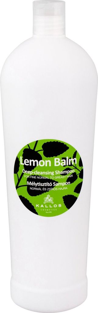 Kallos Lemon Balm Shampooing nettoyant en profondeur 1000 Image du produit 