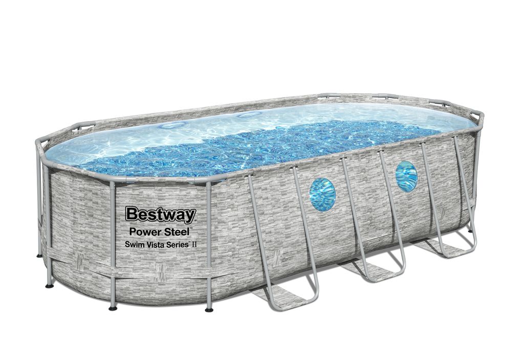 Bazén Power Steel Stacked Stone Swim Vista 549 x 274 x 122 Obrázek produktu 