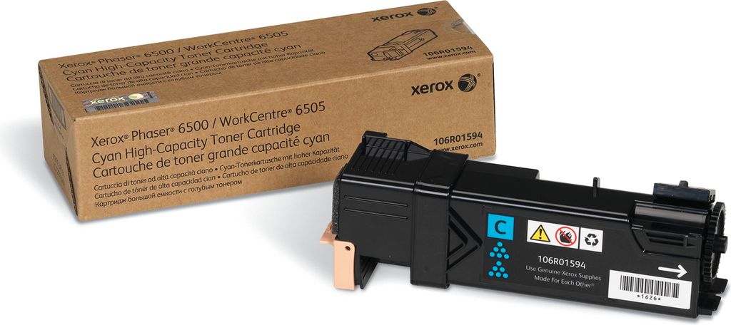 Toner Xerox Phaser 6500/WorkCentre 6505 Cyan Image du produit 