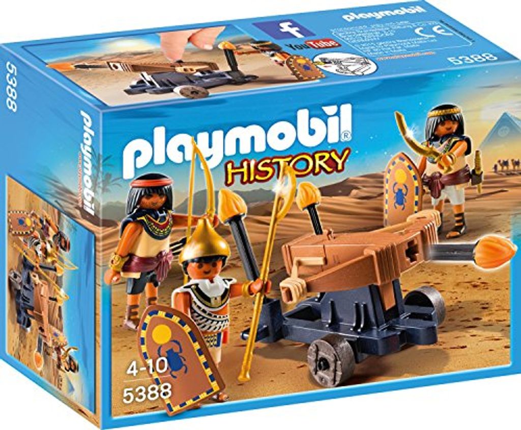 Playmobil History 5388 Ägypter mit Feuerballiste NEU OVP 