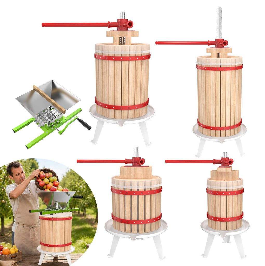 NAIZY Complete set: 12 liter fruit- en sap pers + 7 liter Productafbeelding 
