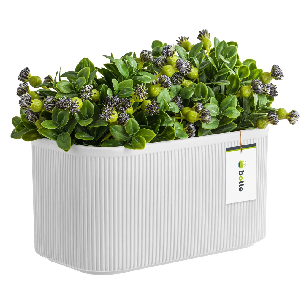 Cache-pot Ivoire pour Plantes d'Intérieur - Pot Déco 25,5 cm Salon