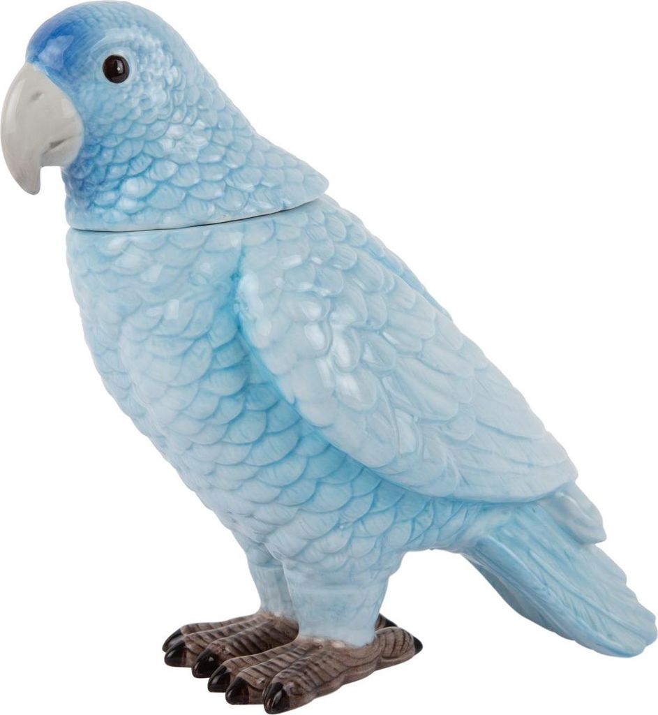 Present Time - Vorratstopf Bird - Sanftes Blau - 22.5x11.8x20.7cm