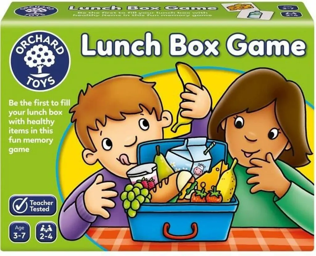 Jeu de loto éducatif en carton Choisissez votre pique-nique Orchard
