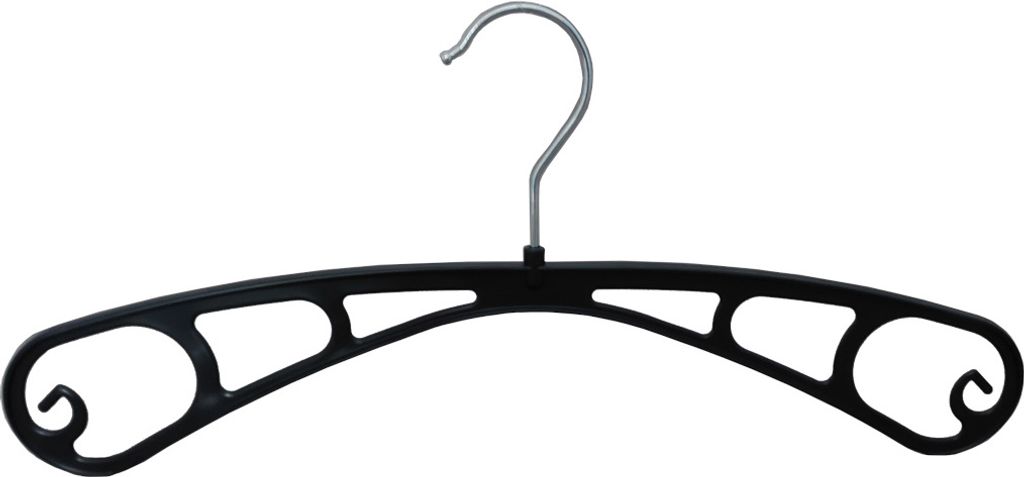 Kleiderbügel für Blusen Rockbügel 38 cm schwarz S38b NEU 20 Stück