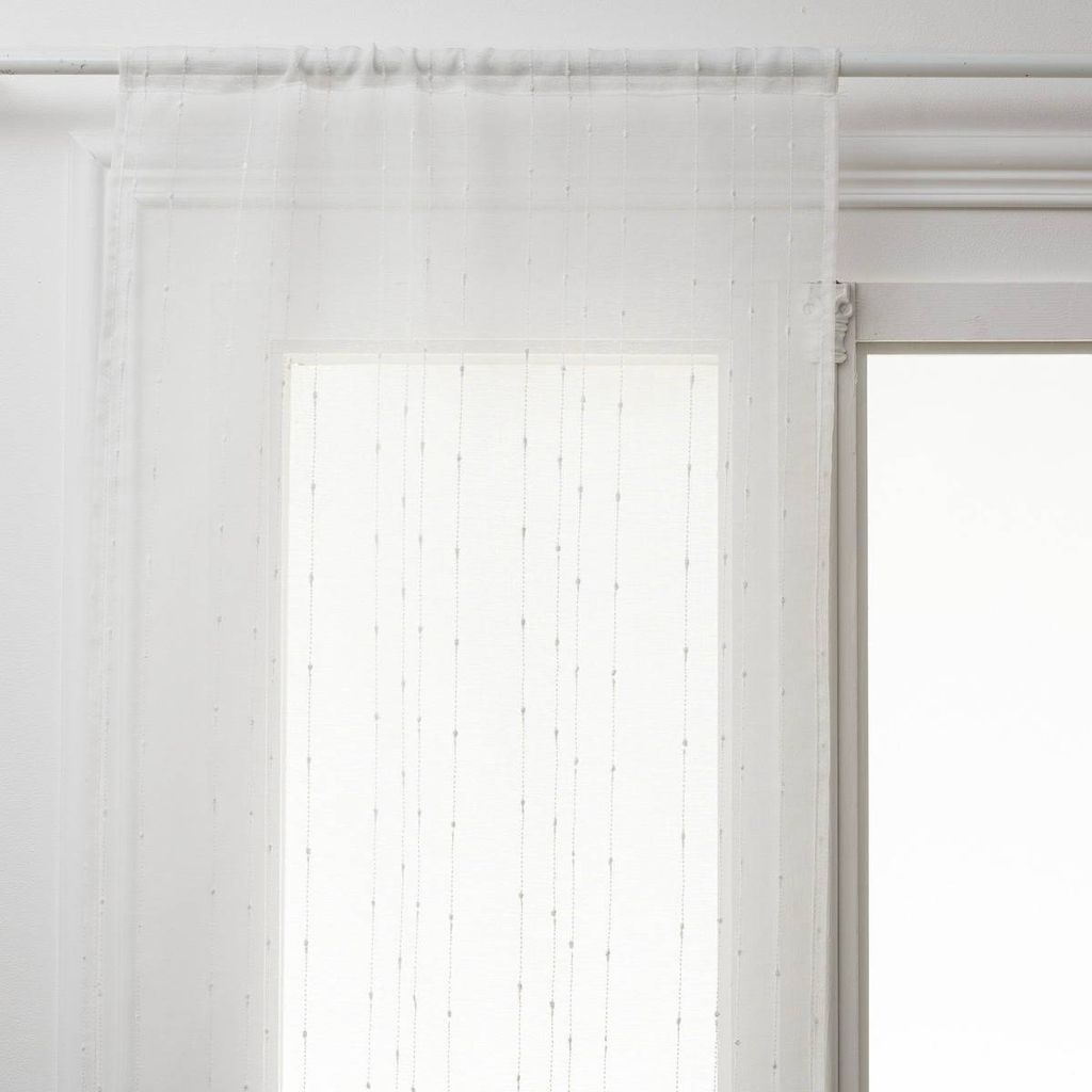 2er-set vorhänge "anissa" weiß 60x120cm - Atmosphera créateur d'intérieur
