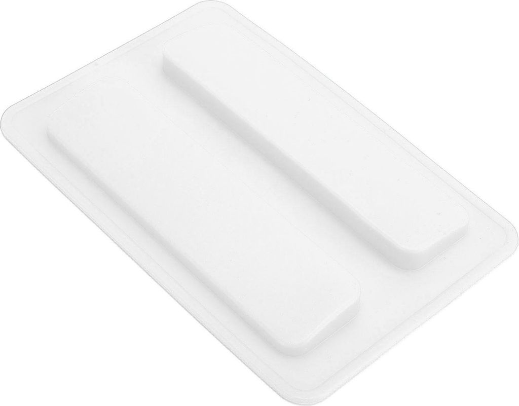 Silikon -Toaster -Abdeckung 15.8x10.4x1.2 cm weiche flexible wiederverwendbare Brothersteller Deckel für Zuhause Weiß