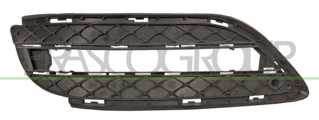 PRASCO Lüftungsgitter Grill Stoßfänger passend für MERCEDES-BENZ B-Klasse (W246, W242) Schwarz