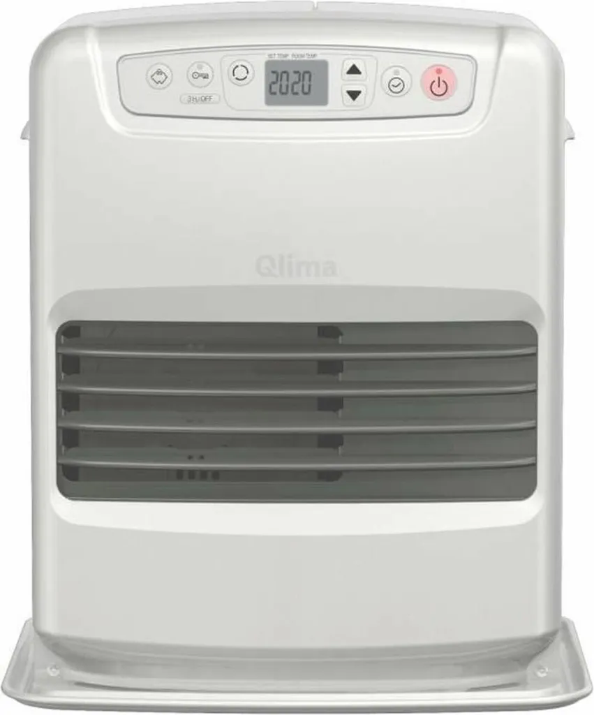 Radiateur à Huile QLima Gris avec Thermostat Réglable et 9 Ailettes