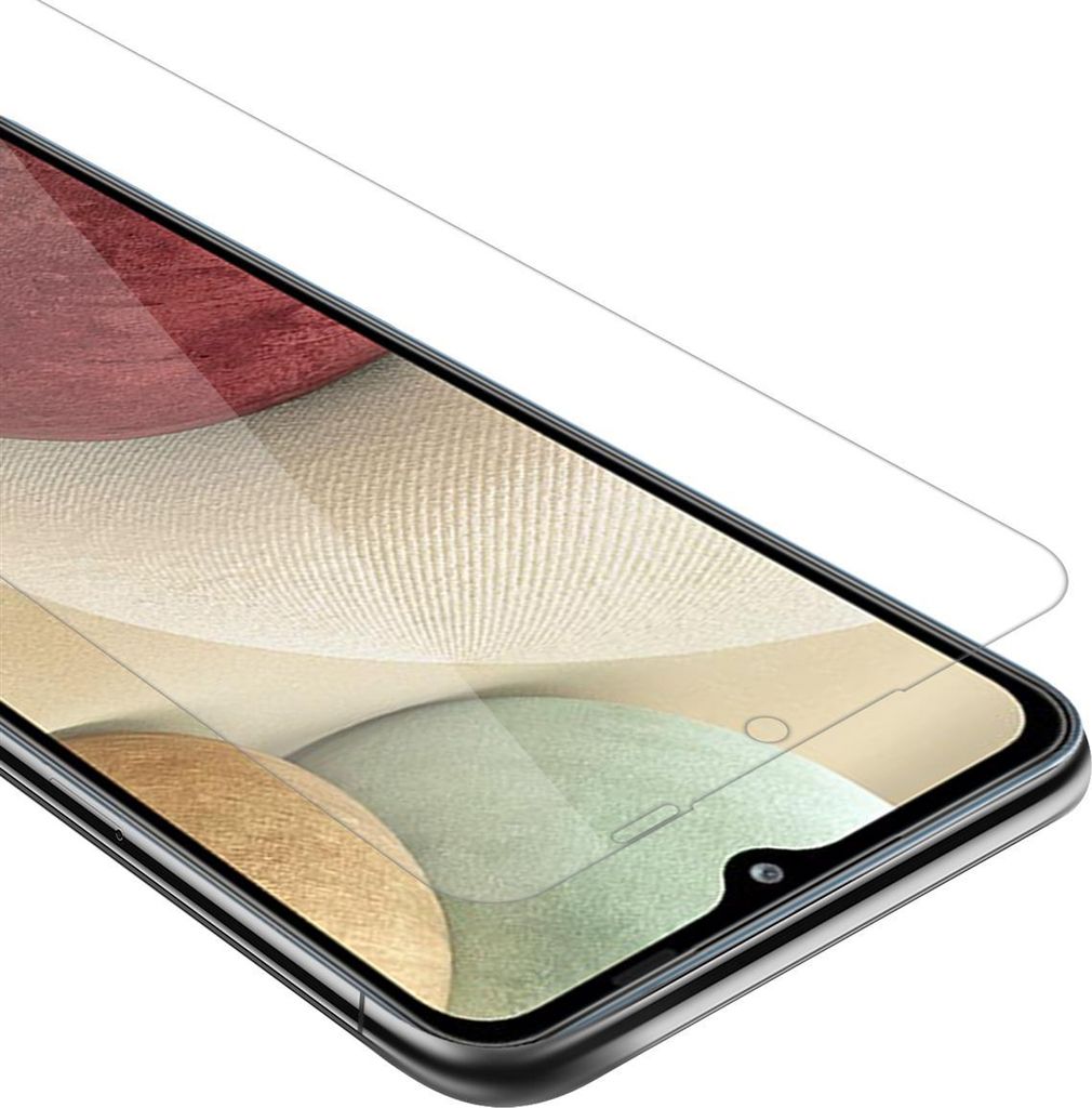 Cadorabo Panzer Folie für Samsung Galaxy A12 / M12 Schutzfolie in natur Gehärtetes Tempered Display-Schutzglas