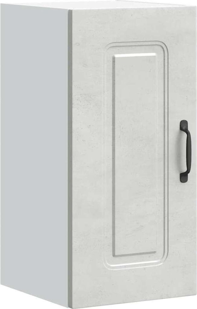 "im Sonderangebot"Küchen-Hängeschrank/Buffet Küche - elegantes Design - Küchenmöbel/Buffetschrank - Kalmar Betongrau Holzwerkstoff - Küchensc...