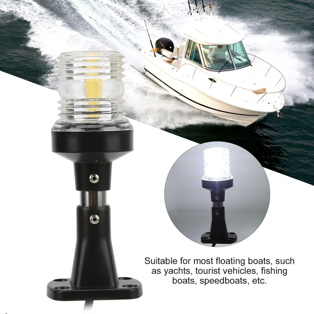 Luce di Navigazione LED 6" 12V/24V 360° | Visibilità 3NM per Yacht
