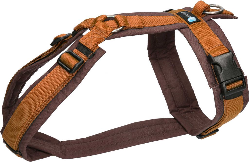 anny-x Hundegeschirr Fun braun / bernstein Größe S