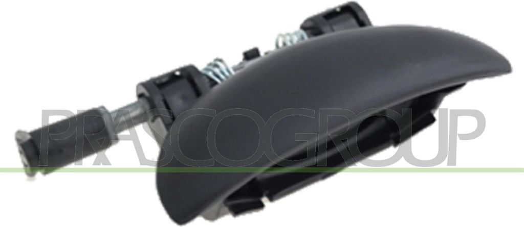 PRASCO PG0098101 Türgriff Hinten Rechts passend für PEUGEOT 206 Schrägheck (2A/C) Schwarz