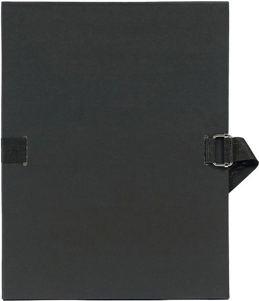 Pack 10 Chemises de Classement 24x32 Noir pour Gros Dossiers Archives