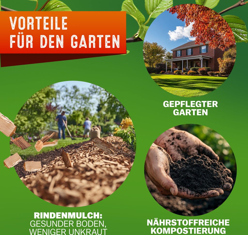 GARDEBRUK® Leisehäcksler 3100 W max. 44 mm Aststärke Produktbild 8