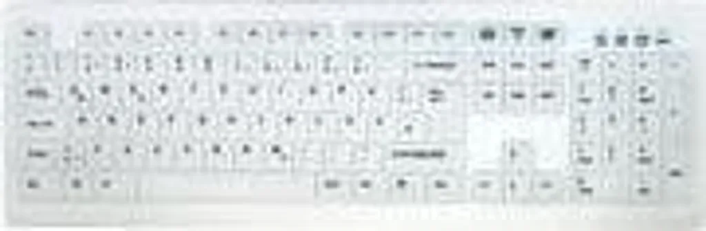 Clavier Antibactérien Cherry AK-C8100 Lavable IP68 Blanc Layout US USB