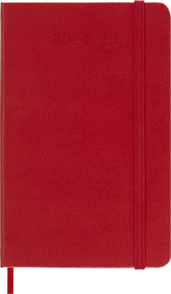 Caratteristiche Agenda Moleskine 18 Mesi 2024/2025 Large Rosso Scarlatto