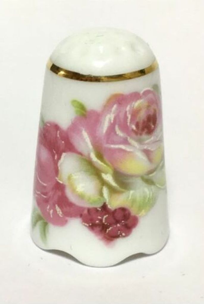Reutter Porzellan Miniaturen - Fingerhut "Spanische Rose" Produktbild 