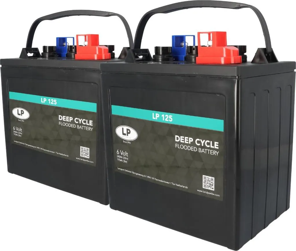 Batterie de traction 6V 240Ah Landport LP 125 à décharge profonde