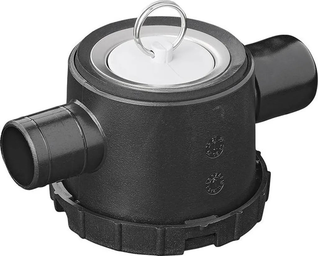 Bonde de rechange pour évier Ø39 mm avec double prise lave-vaisselle pro