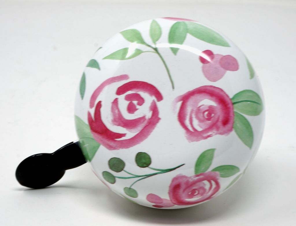 E-Bike Fahrradglocke Ding Dong Roses Rose Rosen 2-Klang Ø 80 mm XXL Fahrrad Klingel