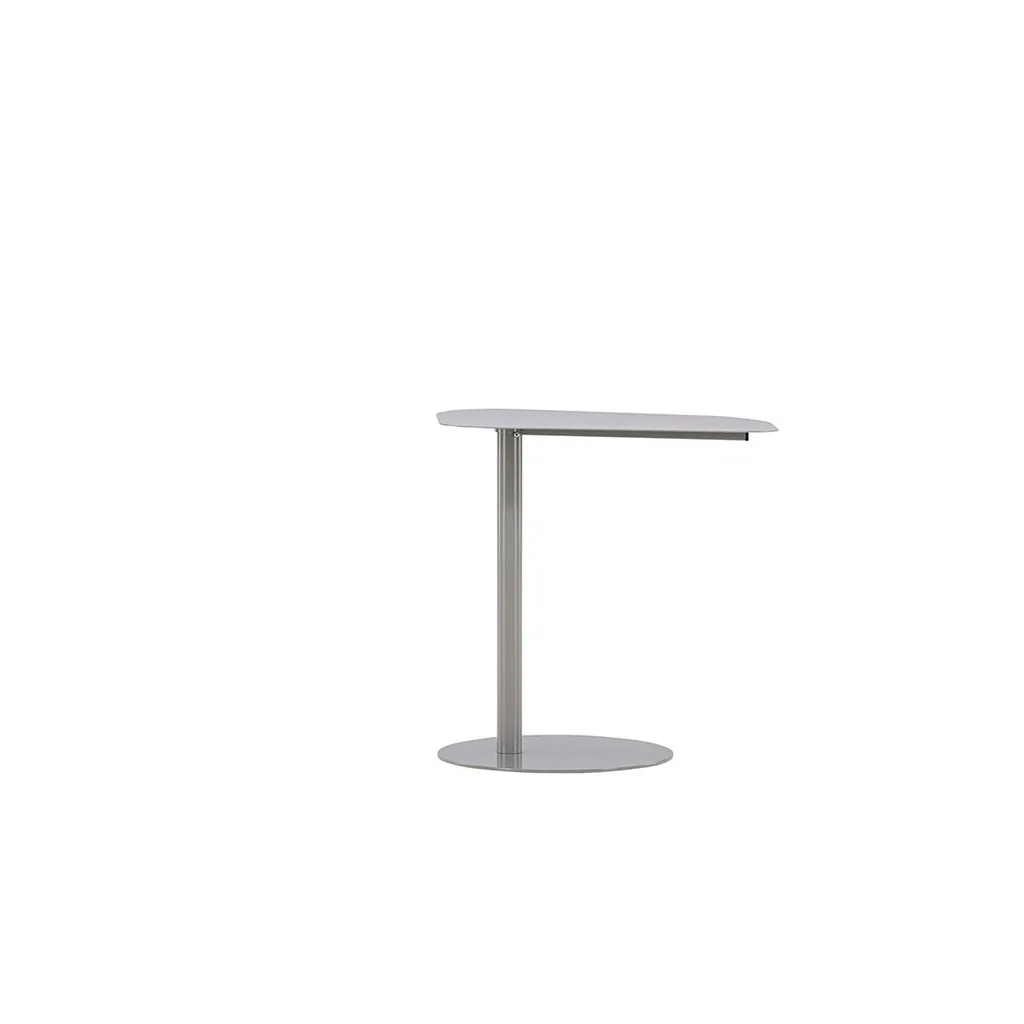 Table d'angle SanJose gris clair - Bureau de coin compact et moderne - 2