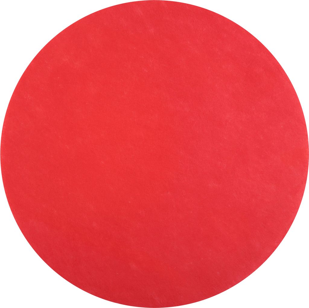 Platzsets / Tischsets Vlies rund 34 cm (50 Stück) - rot Produktbild 