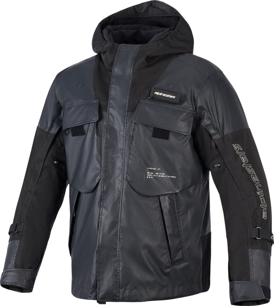 Alpinestars Mospher WP wasserdichte Motorrad Textiljacke, schwarz, 4XL