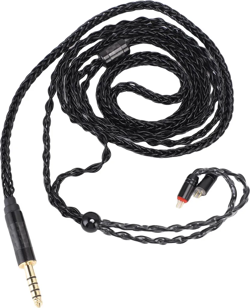Câble Anti-Interférence 4,4 mm pour KZ, Solution Son Clair 16 Cœurs OFC