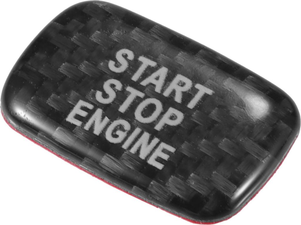 Motorstartknopf-Abdeckung für Volvo / Innere strapazierfähige 1 Stück Schwarz
