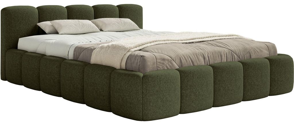 Selsey Cloudy Low - Polsterbett 200x200 mit Bettkasten und Produktbild 