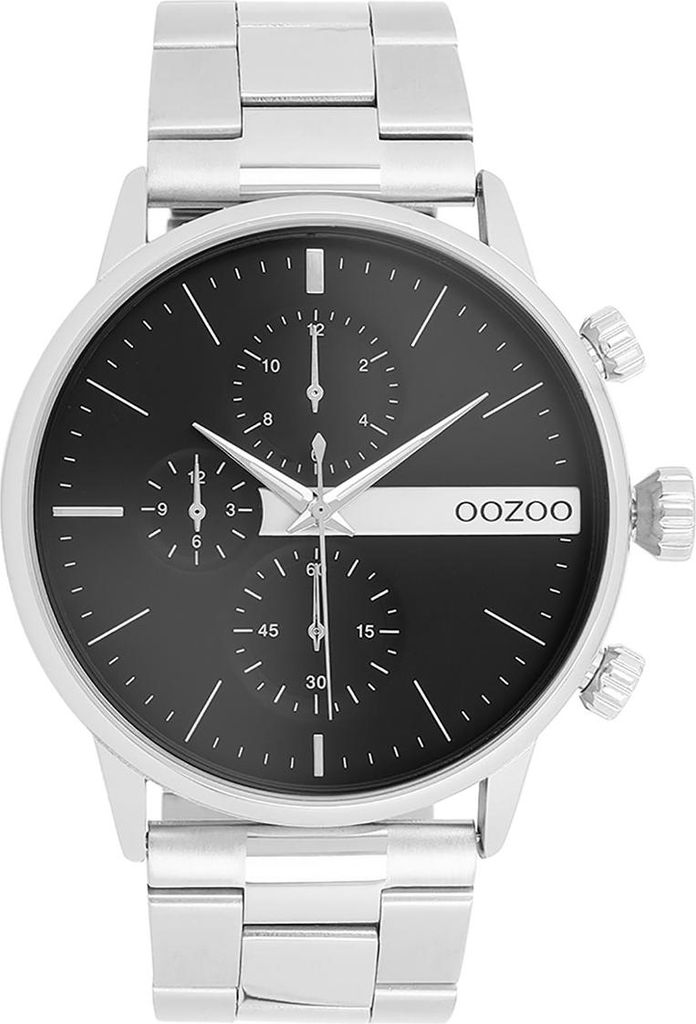 Oozoo Armbanduhr silber Metall Timepieces Herren Analog-Quarzuhr UOC11511