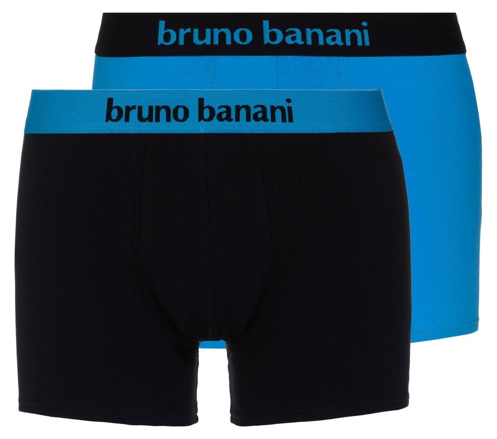 bruno banani - Flowing - Short - 2er Pack (7 Aqua Blue / Produktbild 