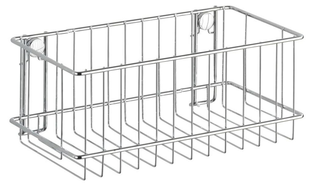 WENKO Scaffale da parete Bagno Cucina Scaffali Cestino Immagine del prodotto 
