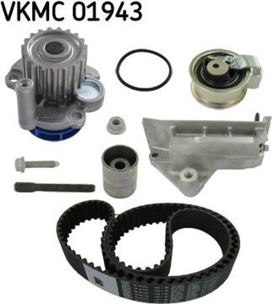 Kit de distribution robuste SKF VKMC 01943 haute durabilité VAG