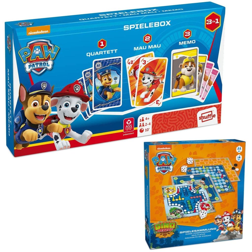 Paw Patrol Bundle: Spielesammlung + Spielebox Produktbild 