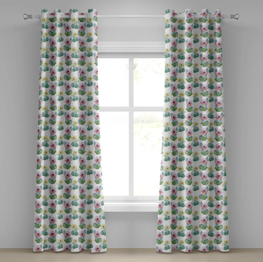 Tende Decorative ABAKUHAUS Cactus 280x245 - Qualità Tessile Superiore