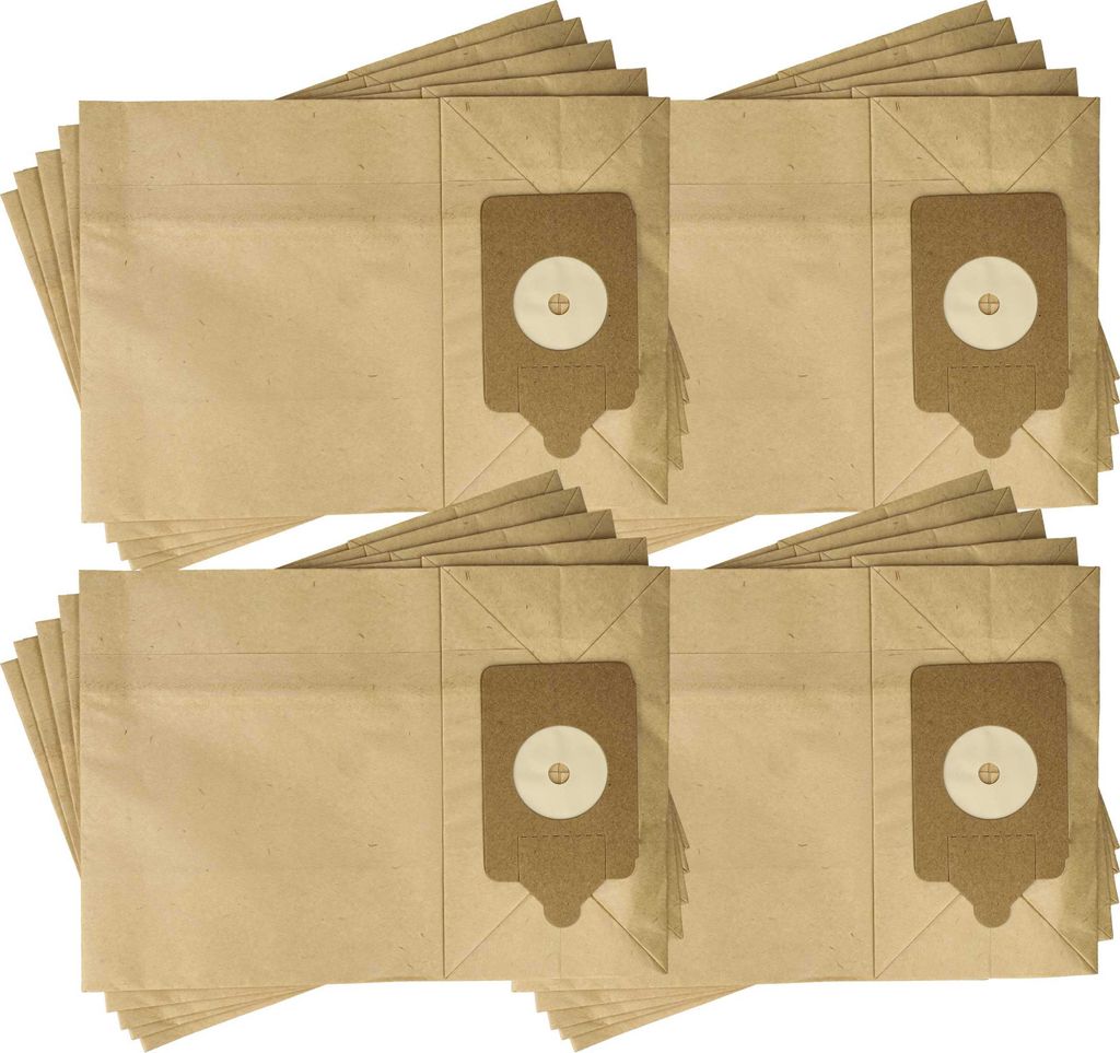 vhbw 20x Staubbeutel kompatibel mit Numatic Henry HDK 202-12, Henry HDK 203-12, Henry HDK 204-12, Henry HDK 205-12 Staubsauger - 33cm x 23,3cm braun