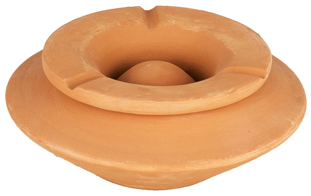 Mediterraner Aschenbecher für draußen mit Deckel Zagoura Produktbild 