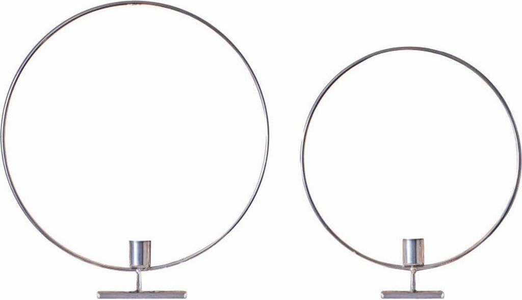 2 Kerzenständer Silber