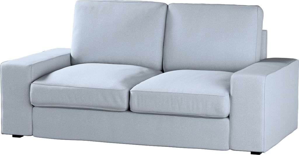 Dekoria Bezug für Kivik 2-Sitzer Sofa, steingrau, Bezug für Sofa Kivik 2-Sitzer